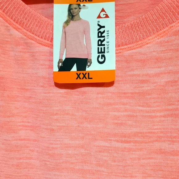 Gerry Neon Pink Athleisure Long Sleeve Active Top - Picture 6 of 7